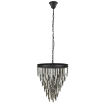 Lampa wisząca Crystal Iron Black - Invicta