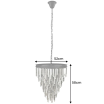 Lampa wisząca Crystal Iron Black - Invicta
