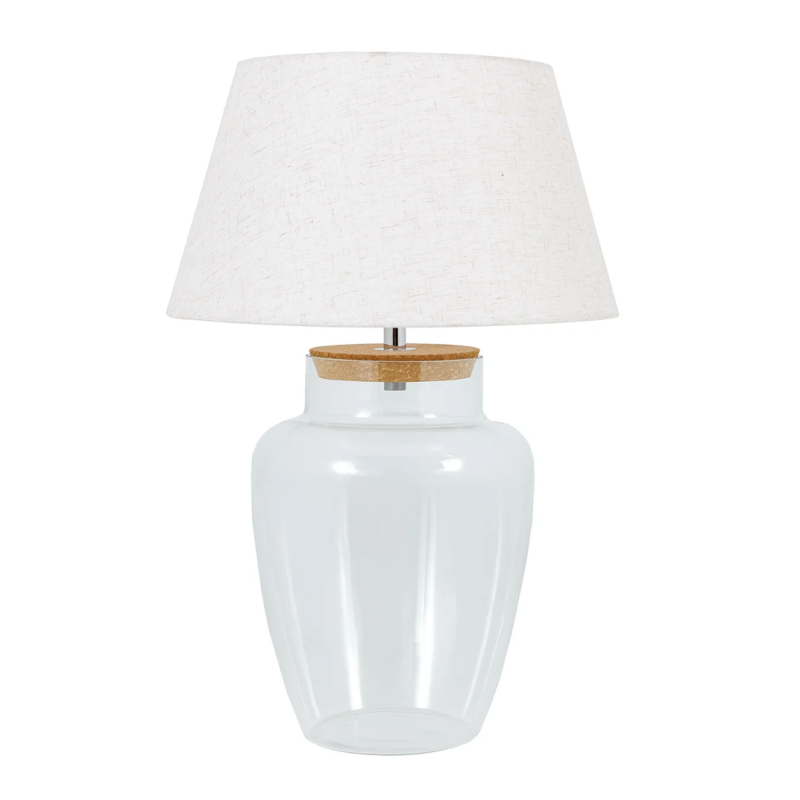 Lampa stołowa Classico Glass 80 cm - Invicta