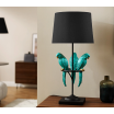 Lampa stołowa Wildlife Parrots Green - Invicta