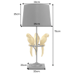 Lampa stołowa Wildlife Parrots Gold - Invicta