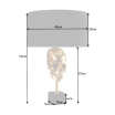 Lampa stołowa Skull Gold - Invicta