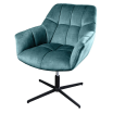 Fotel obrotowy Papillon Teal - Invicta
