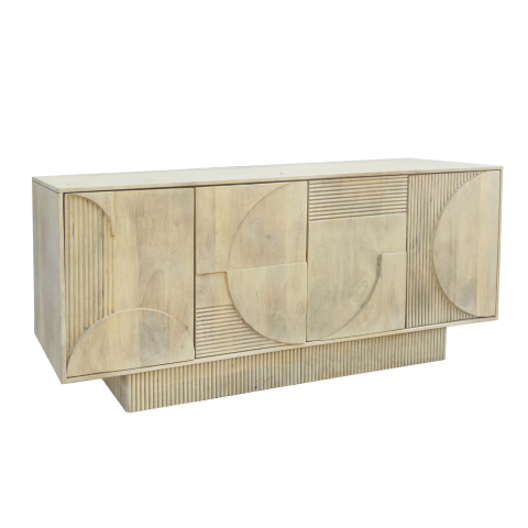 Komoda Art Deco Mango White...