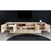 Szafka pod TV Art Deco Mango Whitewashed - Invicta
