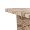 Kwadratowy stolik kawowy Vega latte brown - Actona