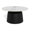 Stolik kawowy Santorini White Ø70cm - Actona