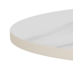 Stolik kawowy Santorini White Ø45cm - Actona