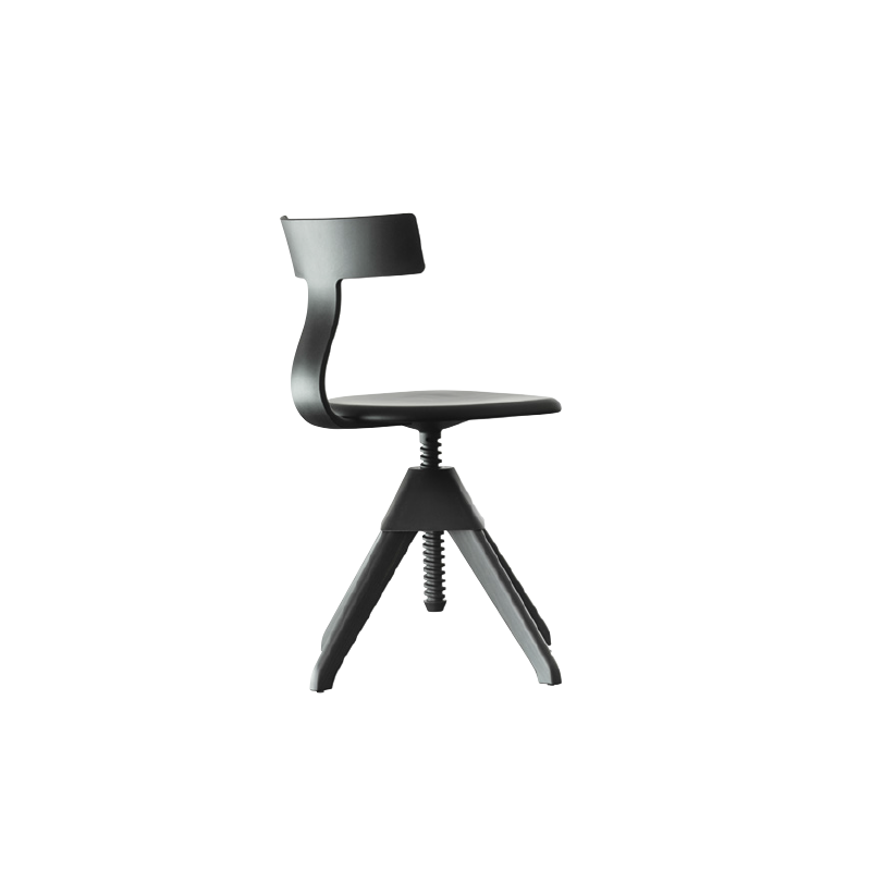 Krzesło obrotowe Tuffy stained black - Magis