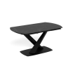Stół Morella czarny rozkładany 160-240 cm - Actona