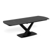 Stół Morella czarny rozkładany 160-240 cm - Actona