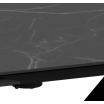 Stół Morella czarny rozkładany 160-240 cm - Actona