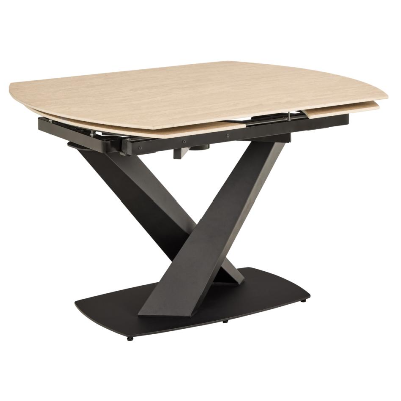 Stół Morella piaskowy rozkładany 120-180 cm - Actona