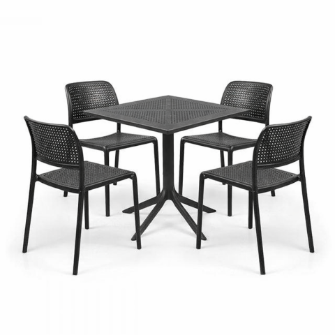 Zestaw stół Clip + 4...