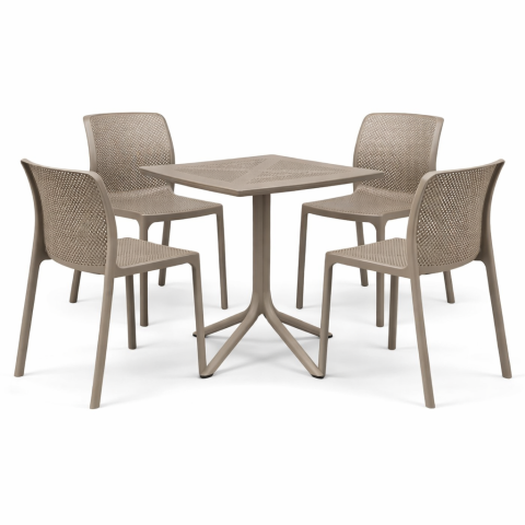 Zestaw stół Clip + 4...