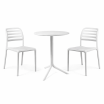 Zestaw stół Spritz + 2 krzesła Costa bianco - Nardi