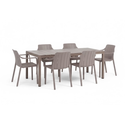 Zestaw stół Rio 140 + 6...