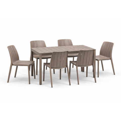 Zestaw stół Rio 140 + 6...