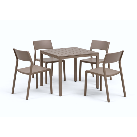 Zestaw stół Cube + 4...