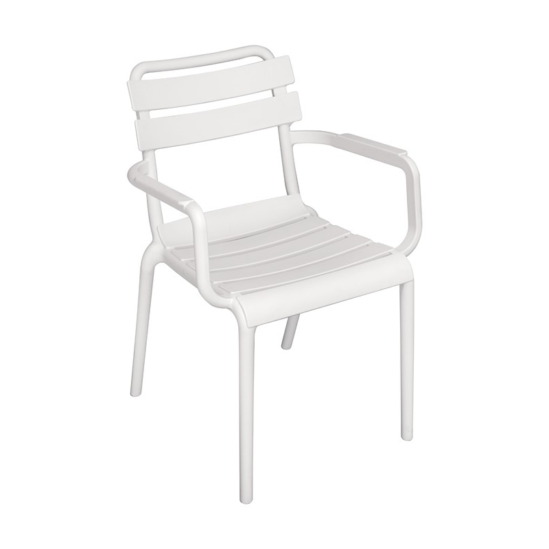 Krzesło Monza z podłokietnikami - Greenwood