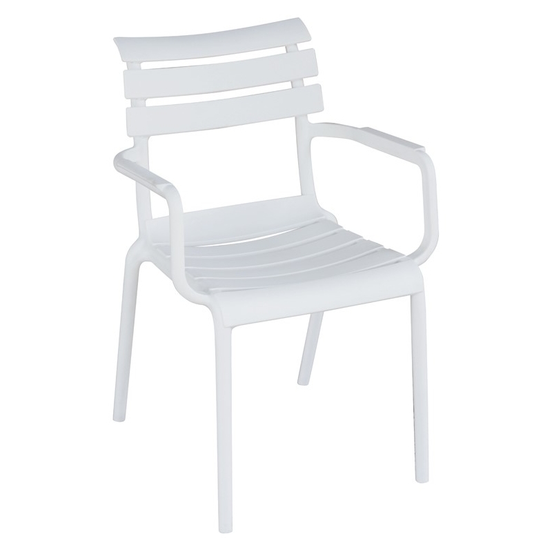 Krzesło Olbia z podłokietnikami - Greenwood