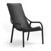 Zestaw stolik kawowy Net 40 + 2 fotele Net Lounge anthracite - Nardi