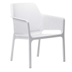 Zestaw stolik kawowy Net + 2 fotele Net Relax bianco - Nardi