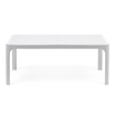 Zestaw stolik kawowy Net + sofa Net Bench i 2 fotele Net Relax bianco - Nardi