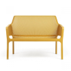 Zestaw stolik kawowy Net + sofa Net Bench i 2 fotele Net Relax senape - Nardi