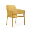 Zestaw stolik kawowy Net + sofa Net Bench i 2 fotele Net Relax senape - Nardi
