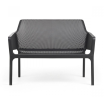 Zestaw stolik kawowy Net + sofa Net Bench i 2 fotele Net Relax anthracite - Nardi