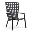 Zestaw stolik kawowy Spritz + 2 fotele Folio anthracite - Nardi