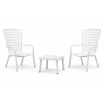 Zestaw stolik kawowy Rodi + 2 fotele Folio bianco - Nardi