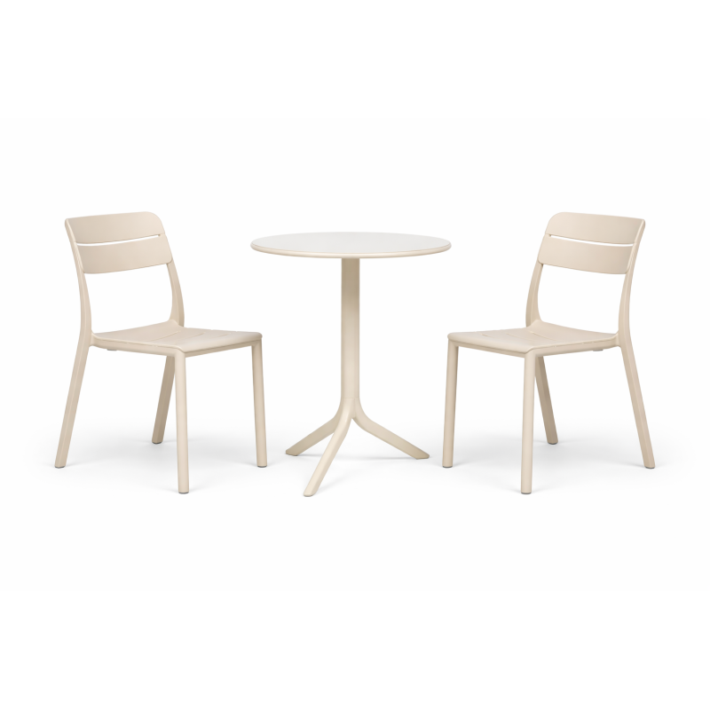 Zestaw stół Spritz + 2 krzesła Cassia corda - Nardi