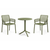 Zestaw stół Spritz + 2 krzesła Doga Arm agave - Nardi
