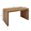 Biurko Office Acacia 140 x 80 cm - Wohnling