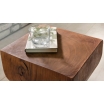 Stolik boczny Hourglass Sheesham 45 cm - Wohnling