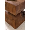 Stolik boczny Hourglass Sheesham 45 cm - Wohnling
