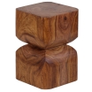 Stolik boczny Hourglass Sheesham 45 cm - Wohnling