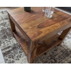 Stolik kawowy Board Sheesham 60 x 60 cm - Wohnling