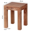 Stolik boczny Side Acacia 35 x 35 cm - Wohnling