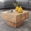 Stolik kawowy Chest Acacia 44 x 44 cm - Wohnling