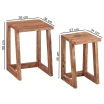 Zestaw stolików bocznych Stool Sheesham - Wohnling