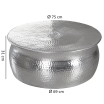 Stolik kawowy Karam Silver 75 cm - Wohnling