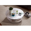 Stolik kawowy Karam Silver 75 cm - Wohnling