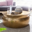 Stolik kawowy Karam Gold 75 cm - Wohnling