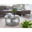 Stolik kawowy Karam Silver 60 cm - Wohnling