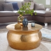 Stolik kawowy Karam Gold 60 cm - Wohnling