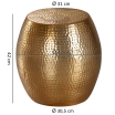 Stolik boczny Petra Gold - Wohnling