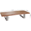 Stolik kawowy Guna 115 x 58 cm - Wohnling